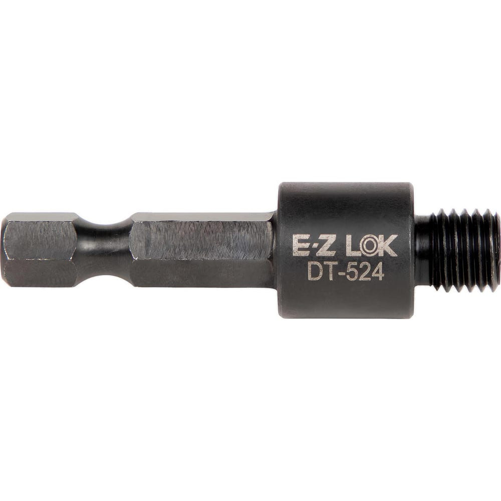 E-Z LOK DT-524 Hex Drive & Slotted Drive Threaded Inserts; Product Type: Knife ; Thread Size: 5/16-24 ; Material: Steel ; Finish: Uncoated ; Drill Size: 0.5000 ; Hex Size: 1/2