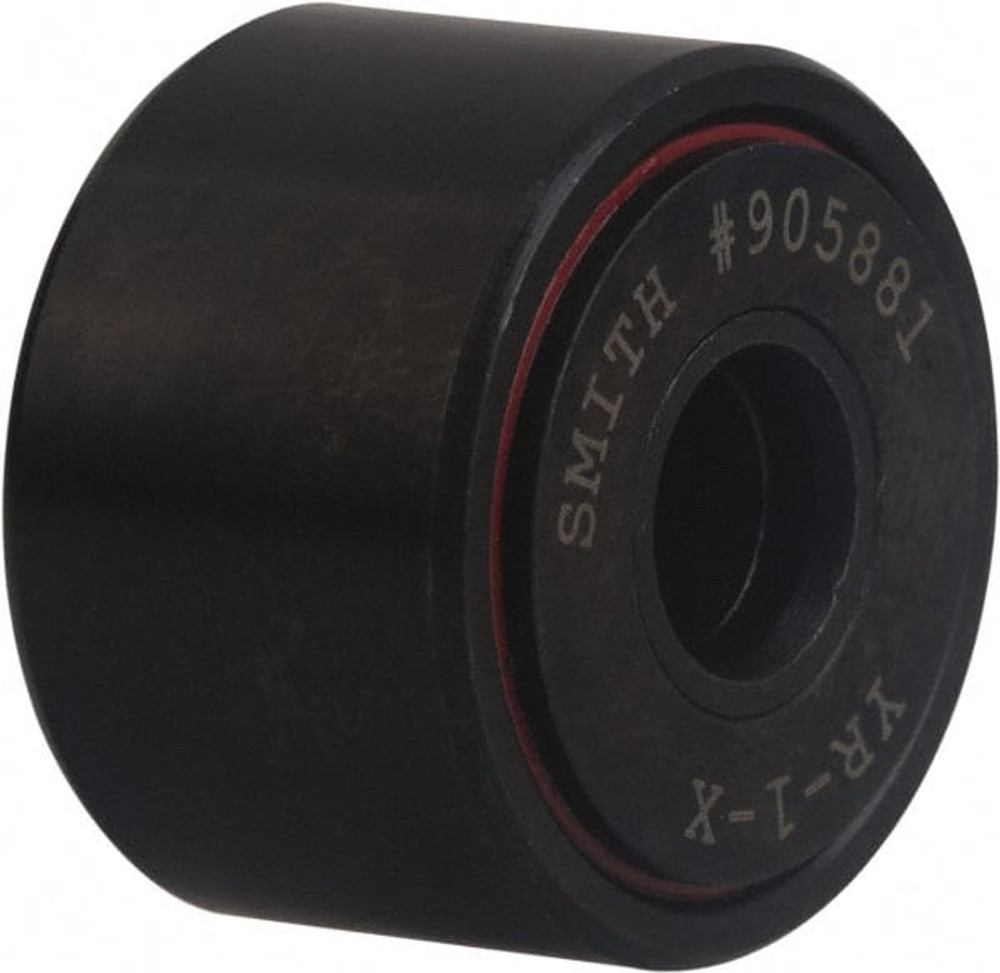 Accurate Bushing YR-4-X Cam Yoke Roller: Non-Crowned, 1.25" Bore Dia, 4" Roller Dia, 2.25" Roller Width, Needle Roller Bearing