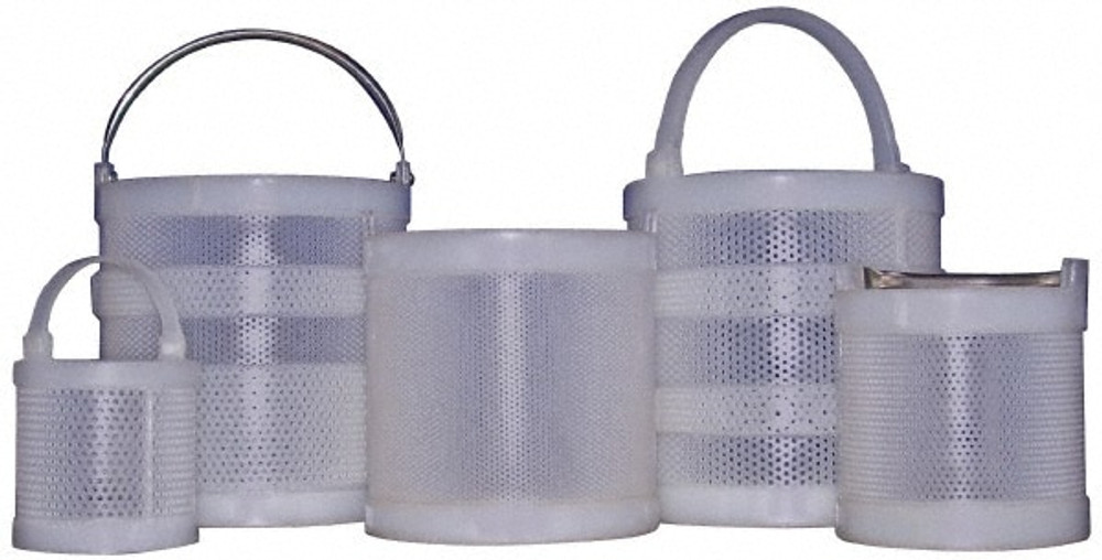 Made in USA MSC0816P Dipping Basket: Round, Polypropylene