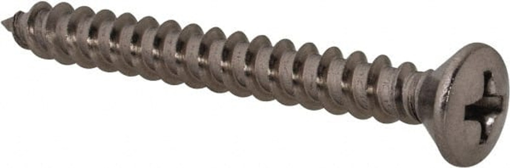 Value Collection R63646445 Sheet Metal Screw: #10, Oval Head, Phillips