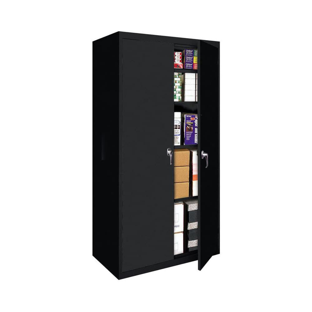 Steel Cabinets USA FS-48MAG2-B Storage Cabinets; Cabinet Type: Lockable Welded Storage Cabinet ; Cabinet Material: Steel ; Cabinet Door Style: Flush ; Locking Mechanism: Keyed ; Assembled: Yes ; Mounting Location: Free Standing