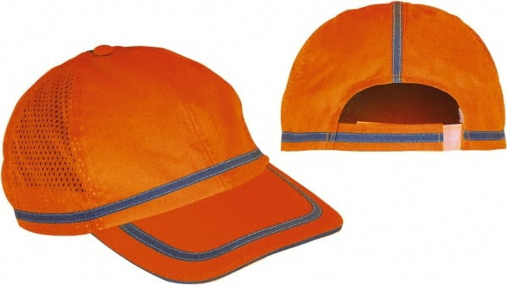 Reflective Apparel Factory 803STOROS Baseball Hat: Mesh & Polyester, Hook & Loop Closure, Orange, Solid