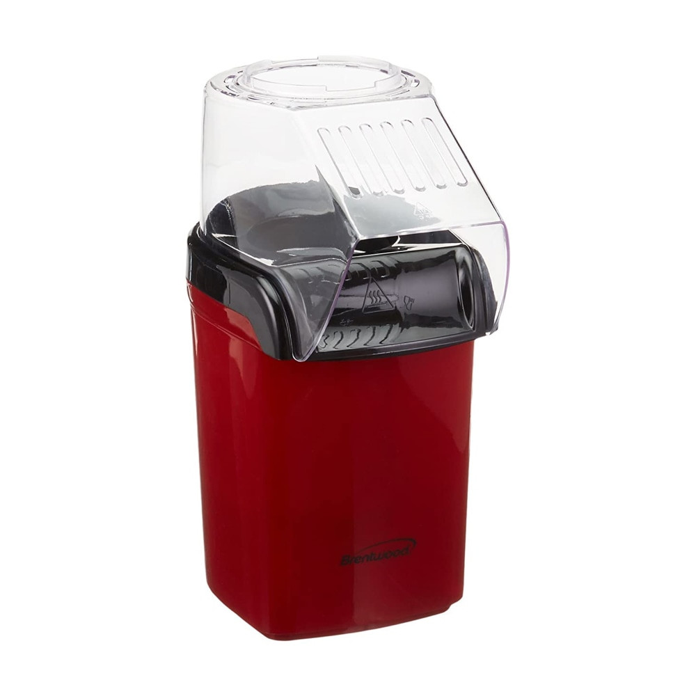 BRENTWOOD APPLIANCES, INC. 99586529M Brentwood Hot Air Popcorn Maker, 10-1/2inH x 7-1/2inW x 5inD, Red