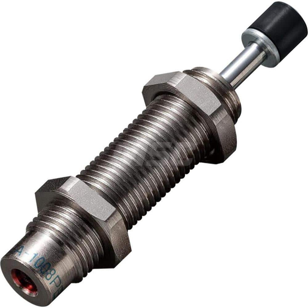 Bansbach, EasyLift FA-1008PB2-C Standard-Duty Shock Absorber: 3 mm Rod Dia, 15 mm OD, 8 mm Stroke, M10 x 1 Thread