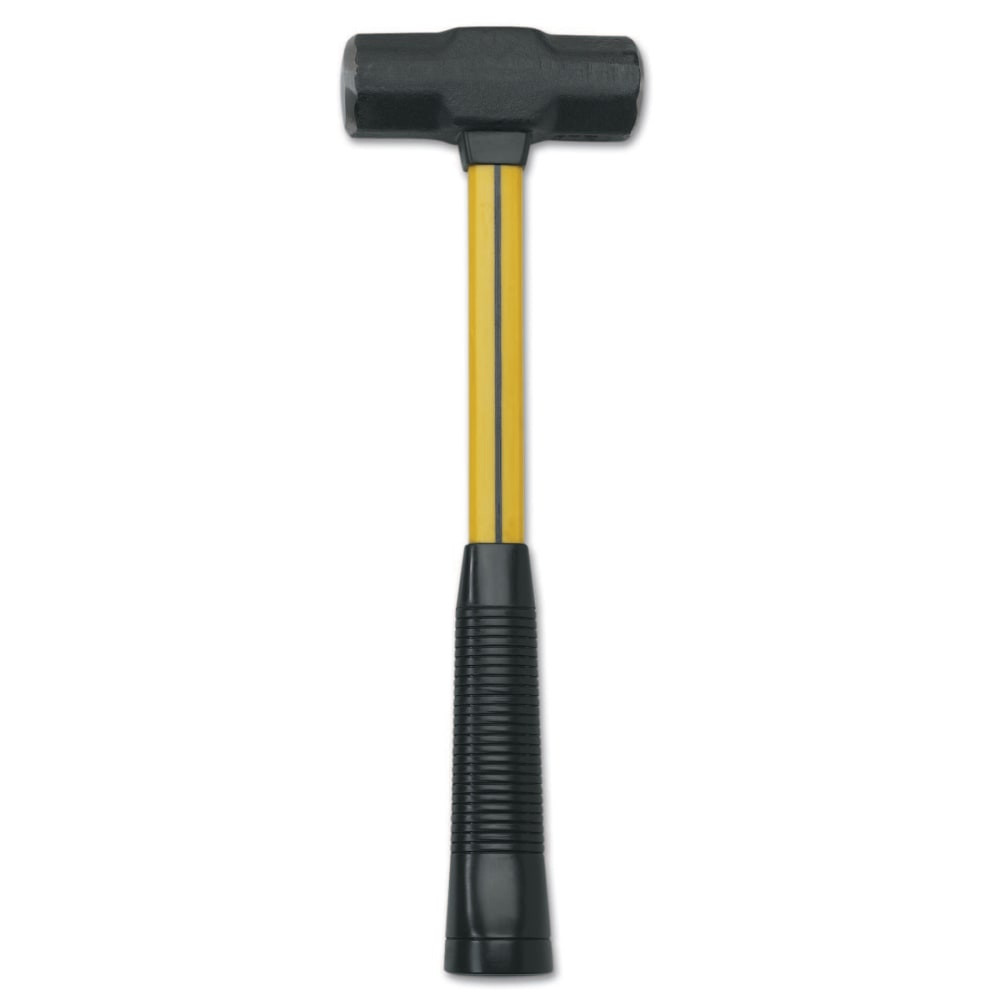 NUPLA CORP 27035 Blacksmiths Double-Face Steel-Head Sledge Hammer, 3 lb, 14 in SG Grip Handle