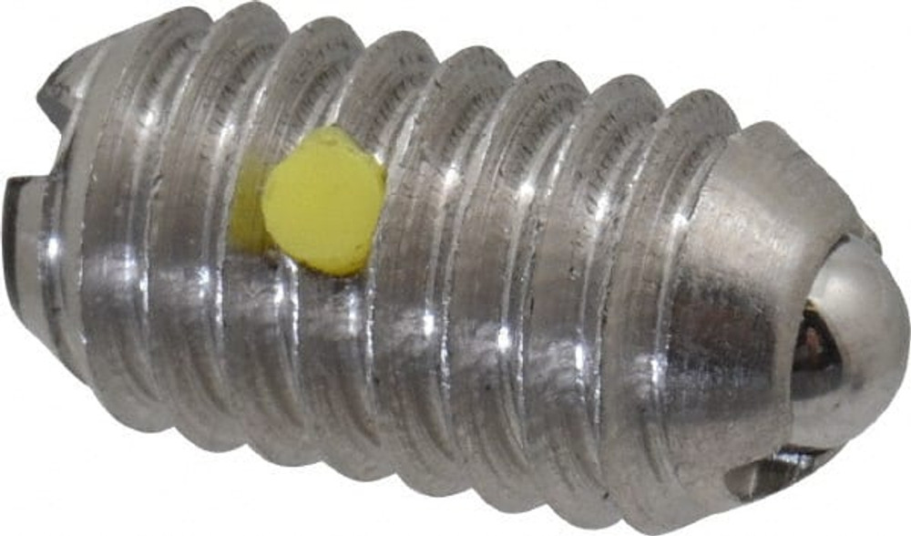 Vlier SSB56N Threaded Ball Plunger: 5/16-18, 0.156" Ball Dia, 0.578" Body Length, 0.04" Max Ball Reach