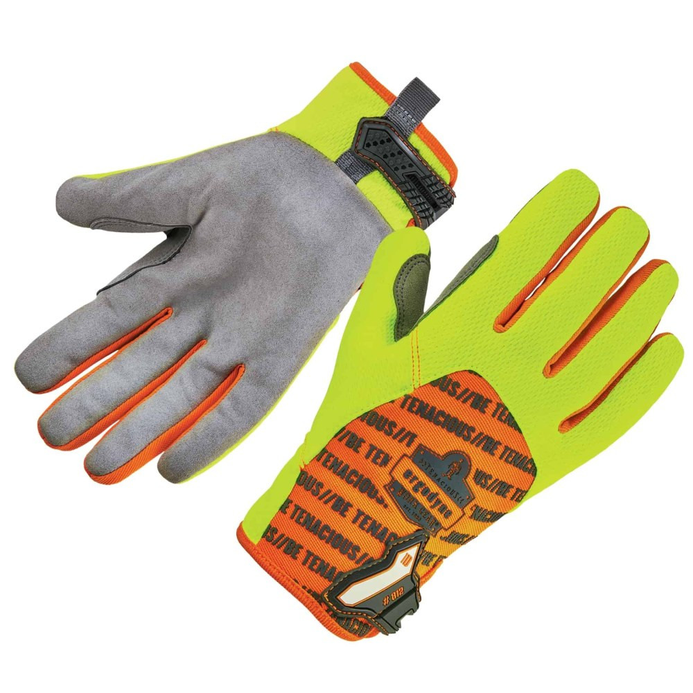 ERGODYNE CORPORATION 17275 Ergodyne ProFlex 812 Standard Utility Gloves, X-Large, Lime