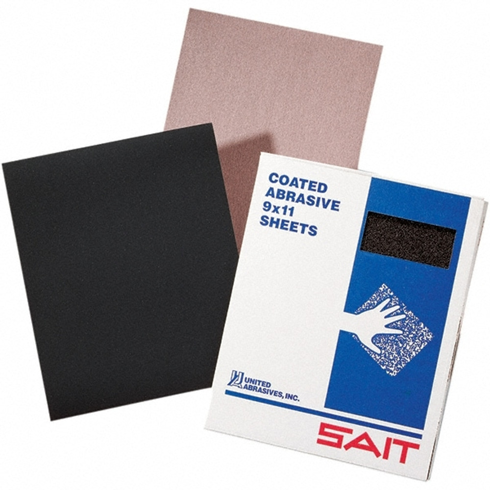 Sait 84288 Sanding Sheet: 220 Grit, Aluminum Oxide, Coated