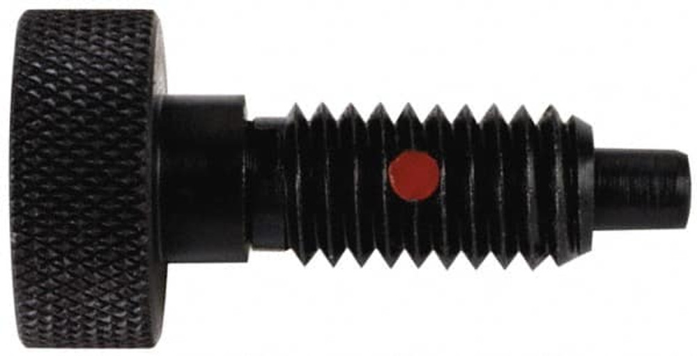 TE-CO 54501 Knob-Handle Plungers; Thread Length (Decimal Inch): 0.5000 ; Plunger Type: Non-Locking ; Knob Style: Knurled ; Body Length (Decimal Inch): 0.6230 ; Length Under Head/Shoulder (Decimal Inch): 0.5000 ; Plunger Projection (Decimal Inch): 0.1