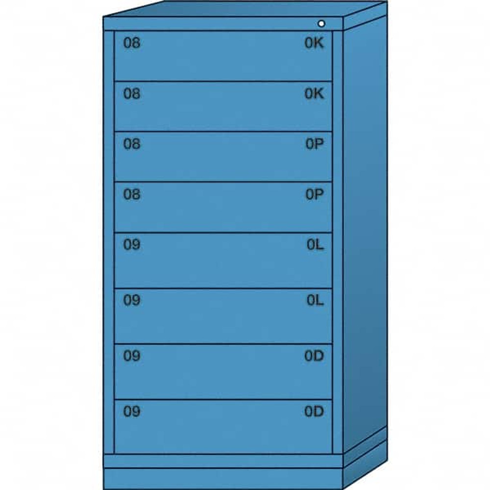 Lyon BBS6830301030IL Standard Eye-Level - Single Drawer Access Steel Storage Cabinet: 30" Wide, 28-1/4" Deep, 59-1/4" High