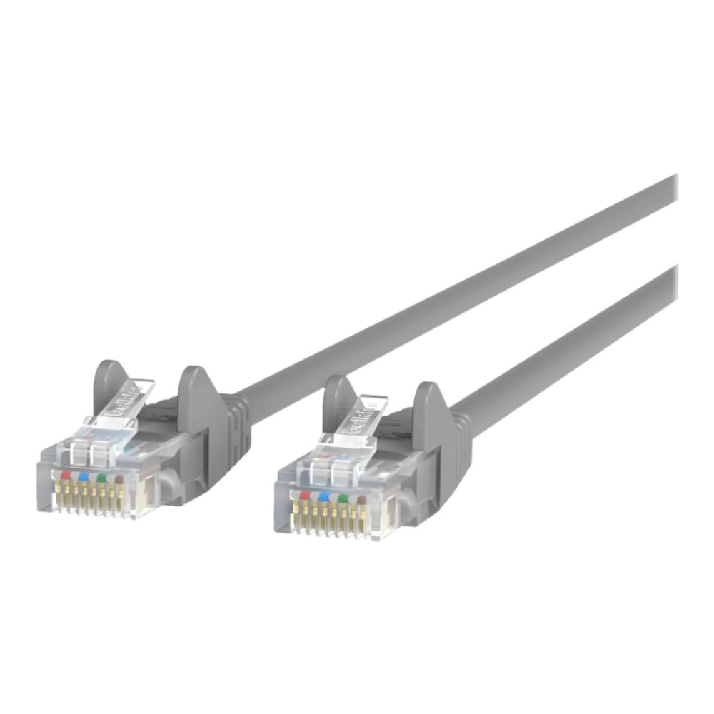 BELKIN, INC. Belkin A3L791BT05M-S  CAT5e Ethernet Patch Cable Snagless, RJ45, M/M - Patch cable - RJ-45 (M) to RJ-45 (M) - 16.4 ft - UTP - CAT 5e - molded, snagless - gray