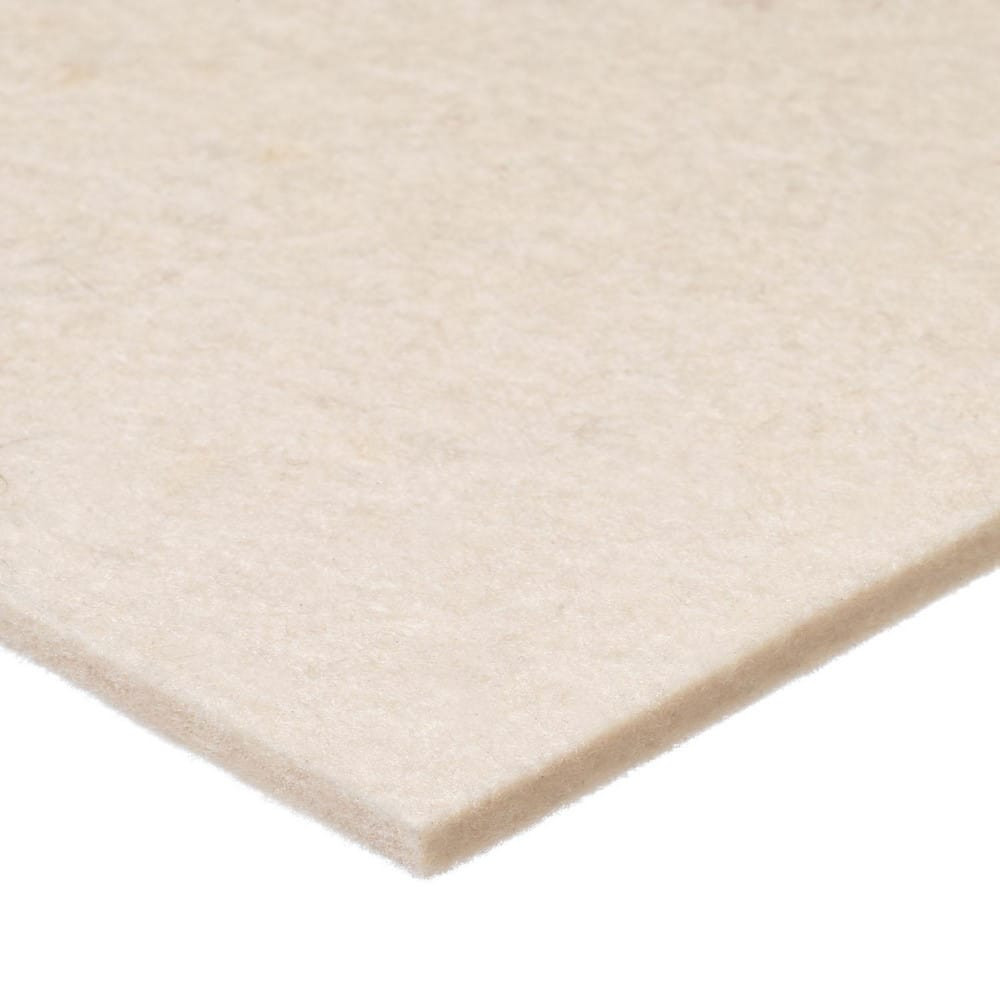 USA Industrials BULK-FS-S2-16 Felt Sheets; Material: Wool ; Length Type: Stock Length ; Color: White ; Overall Thickness: 0.25in ; Overall Length: 36.00 ; Overall Width: 36