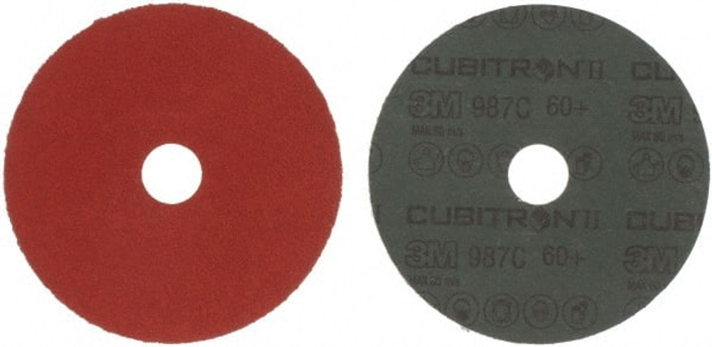 3M 7000119208 Fiber Disc:  5" Disc Dia,  60 Grit,  Ceramic