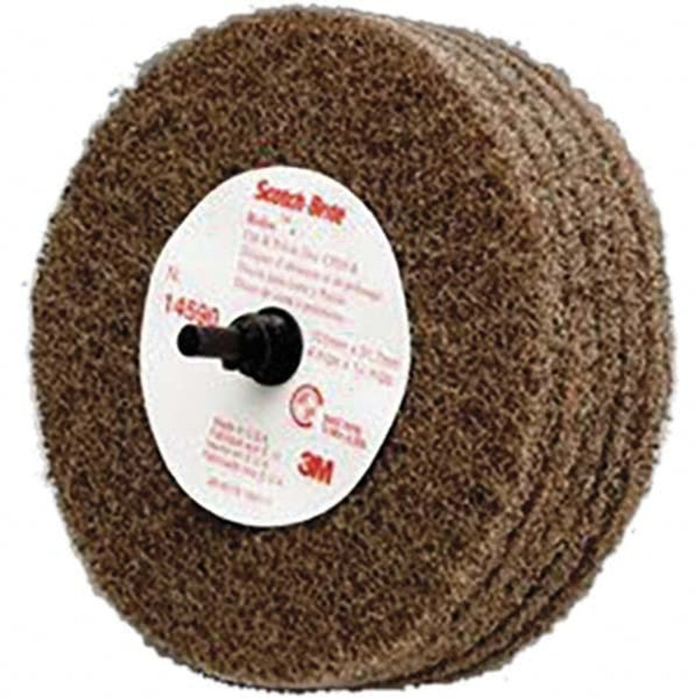 3M 7000120703 Deburring Disc: 4" Dia, Medium Grade, Aluminum Oxide