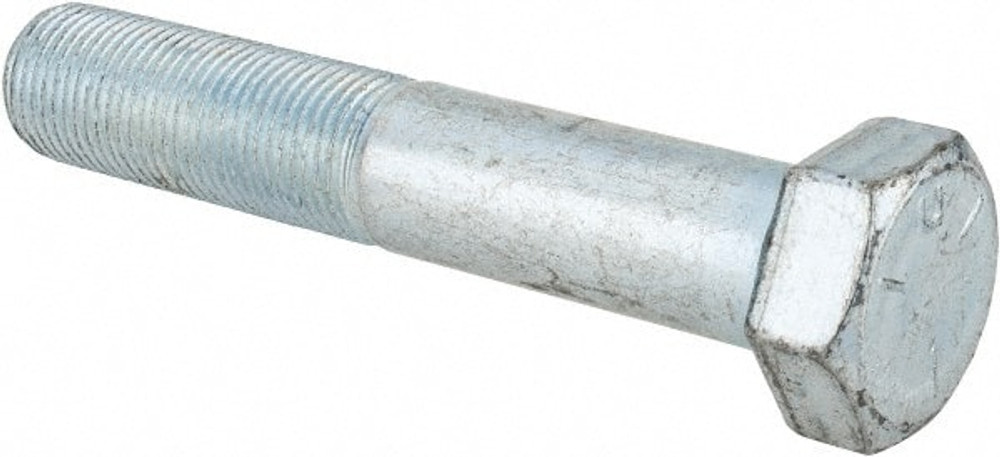 MSC -30320-31/2 Hex Head Cap Screw: 5/8-18 x 3-1/2", Grade 5 Steel, Zinc-Plated