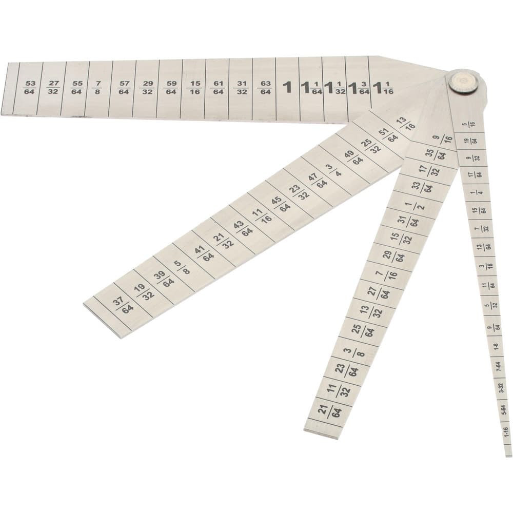 SPI 14-183-8 1/16 to 1-1/16 Inch Measurement, 4 Leaf Taper Gage