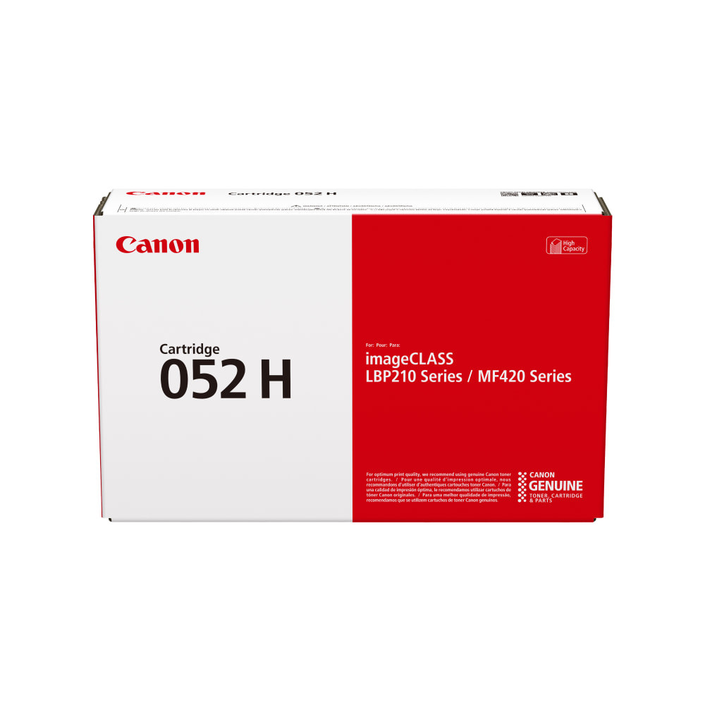 CANON USA, INC. Canon 2200C001  052H Black High Yield Toner Cartridge, 2200C001