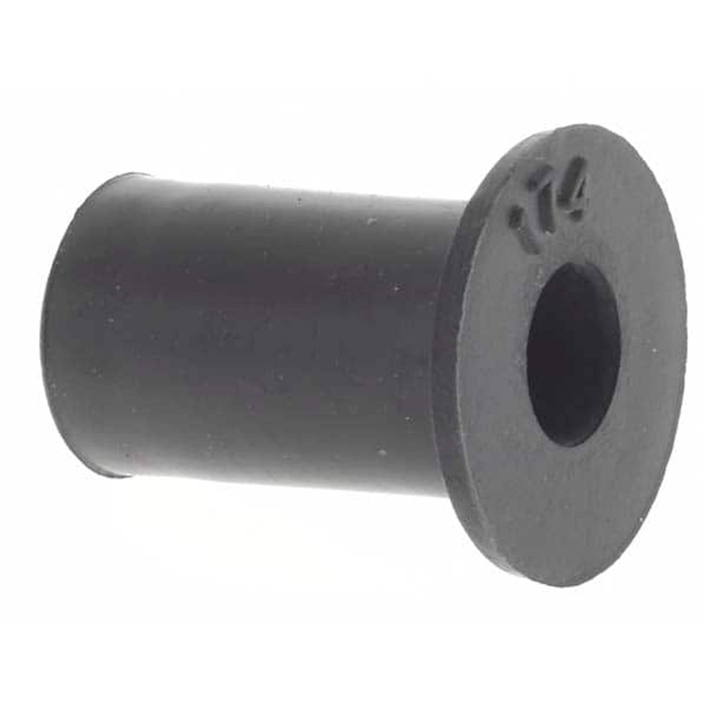 Value Collection BD484 50 Qty 1 Pack #10-32, 9/16" Diam Flange, Rubber Insulated Rivet Nut