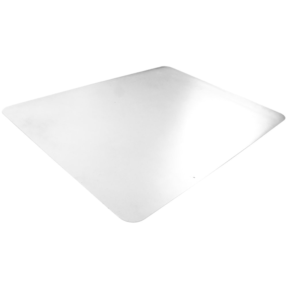 FLOORTEX FBDE32036V Desktex Anti-Static Desk Pad - 20in x 36in - Rectangular - 20in Width x 0.03000in DepthClear Backing - Vinyl - Clear - TAA Compliant