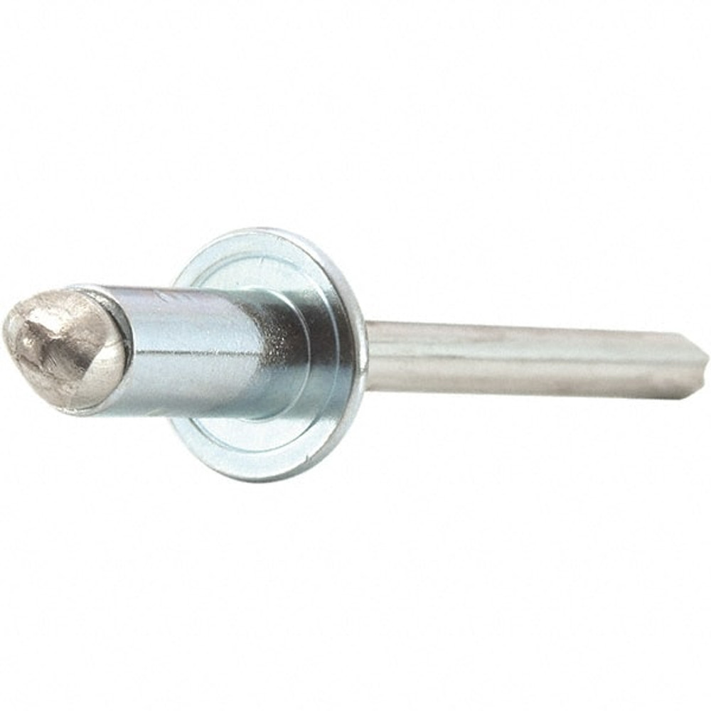 STANLEY Engineered Fastening POPSD812BS Open End Blind Rivet: Size 8, Dome Head, Steel Body, Steel Mandrel