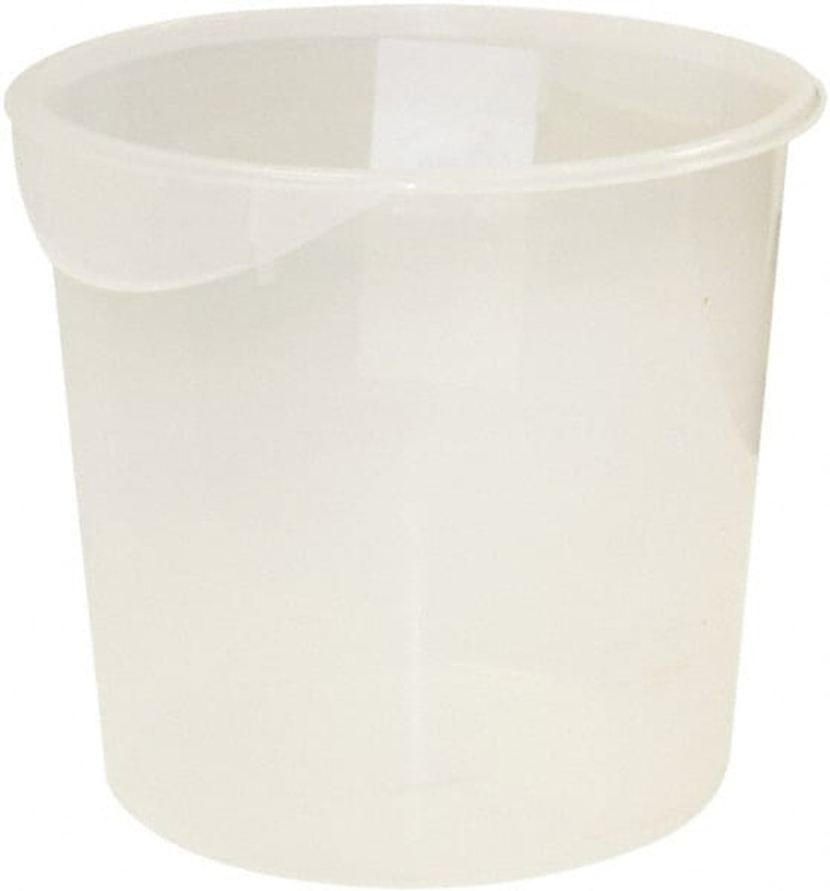 Rubbermaid FG572724CLR Food Storage Container: Polypropylene, Round