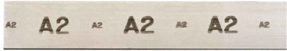 Starrett 57490 A2 Air-Hardening Flat Stock: 1/16" Thick, 3/4" Wide, 18" Long, &plusmn;0.001" Thickness Tolerance