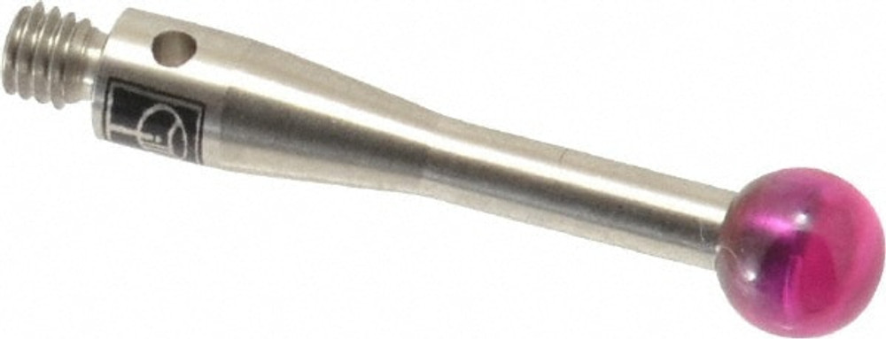 Renishaw A-5000-7630 CMM Ball Stylus: 5 mm Ball Dia, 21 mm OAL, M3