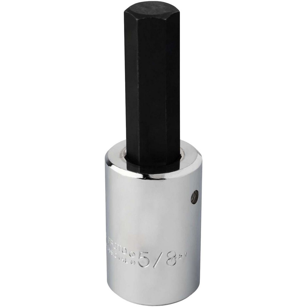 Proto J54415/8 Hand Hex Bit Socket: 1/2" Drive, 5/8" Hex