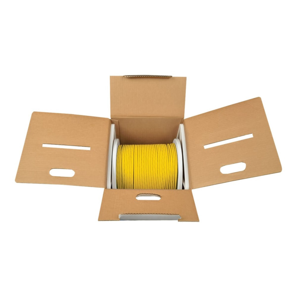 TRIPP LITE N222-01K-YW Eaton Tripp Lite Series Cat6 Gigabit Solid Core UTP PVC Bulk Ethernet Cable, Yellow, 1000 ft. (304.8 m), TAA - Bulk cable - TAA Compliant - 1000 ft - UTP - CAT 6 - IEEE 802.3ab/IEEE 802.5 - solid - yellow