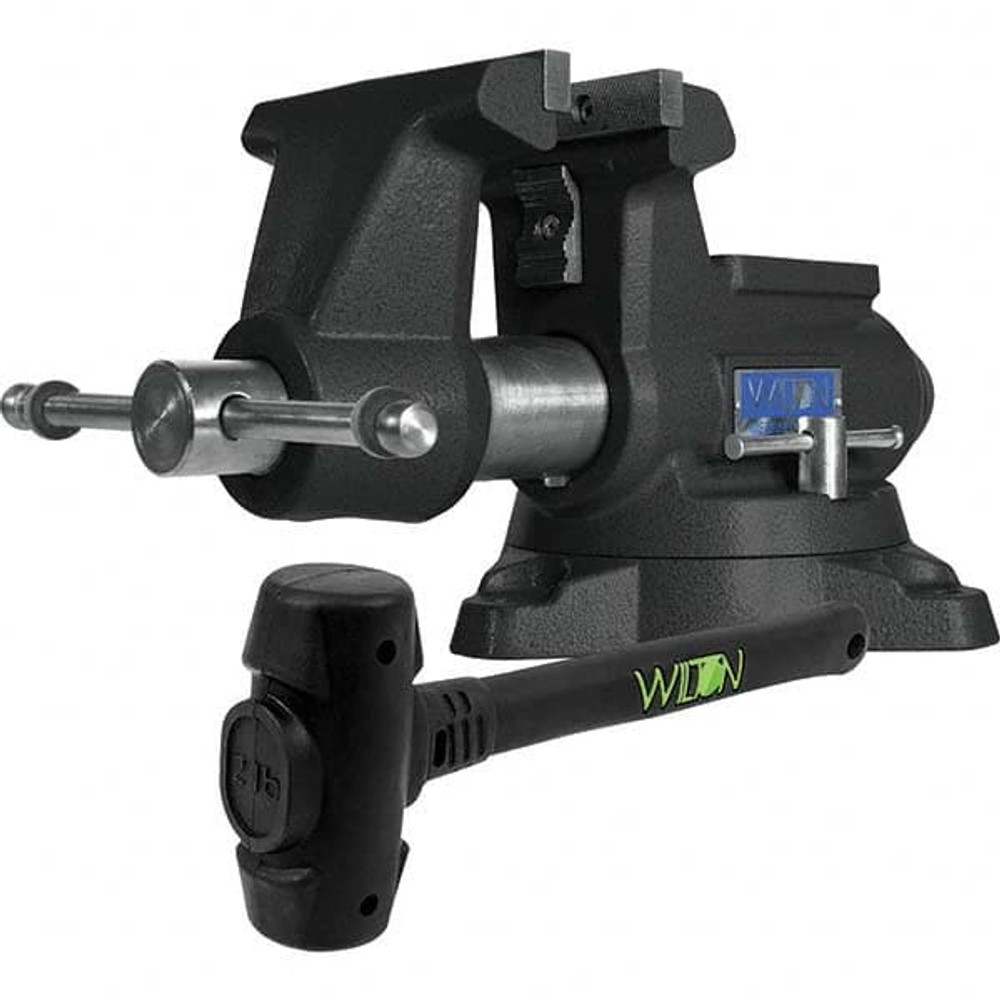 Wilton 28811DB Bench & Pipe Combination Vise: 6" Jaw Opening, 3-5/8" Throat Depth