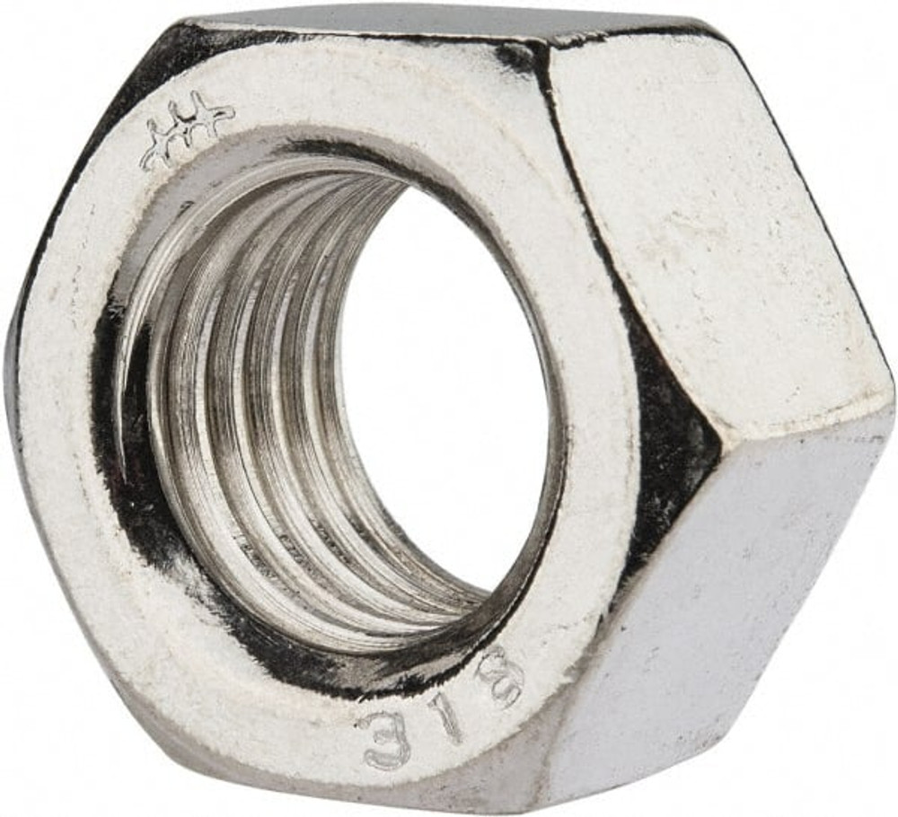 Value Collection R63084443 7/8-9 UNC Stainless Steel Right Hand Hex Nut