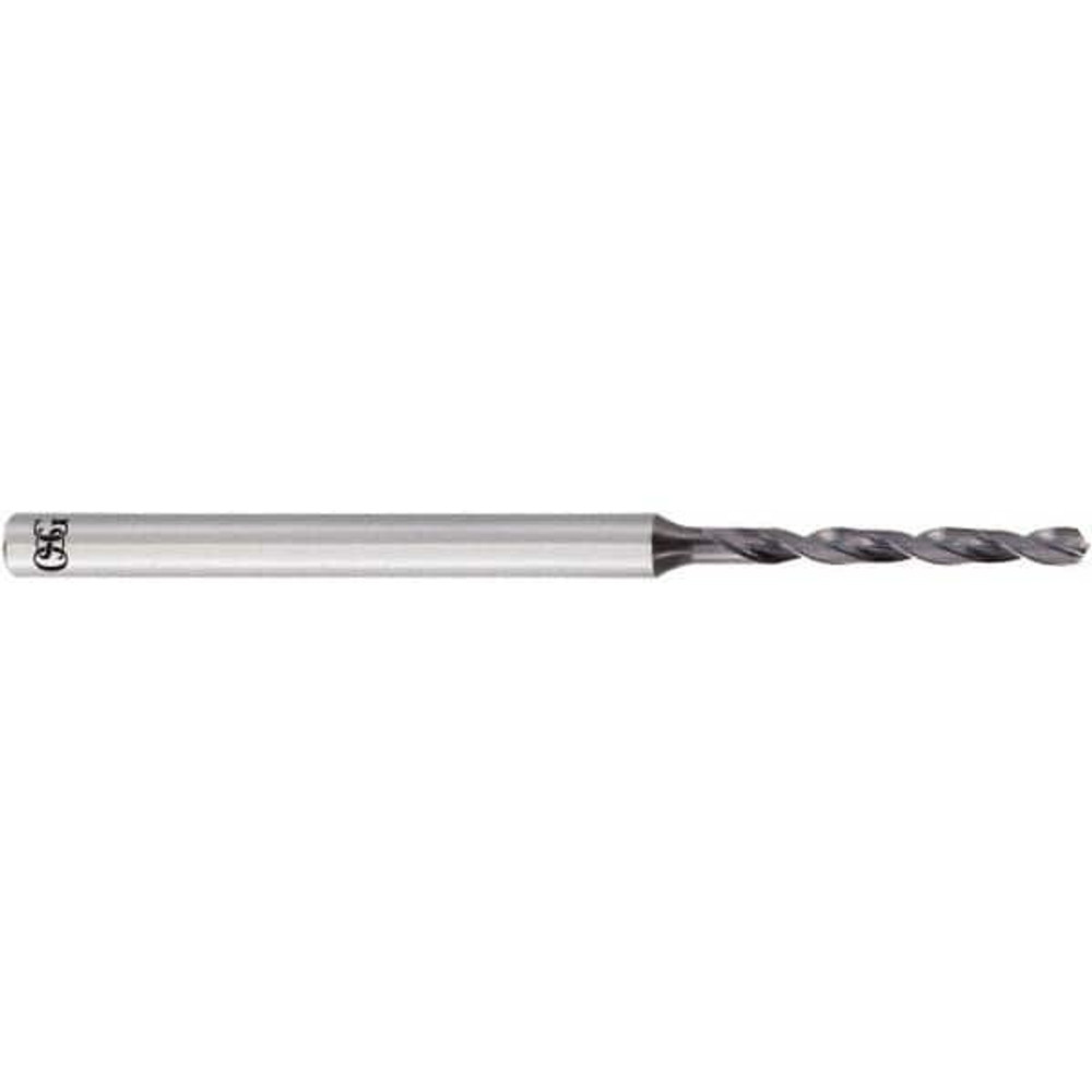 OSG 8577157 Micro Drill Bit: 1.57 mm Dia, 120 ° Point, Solid Carbide