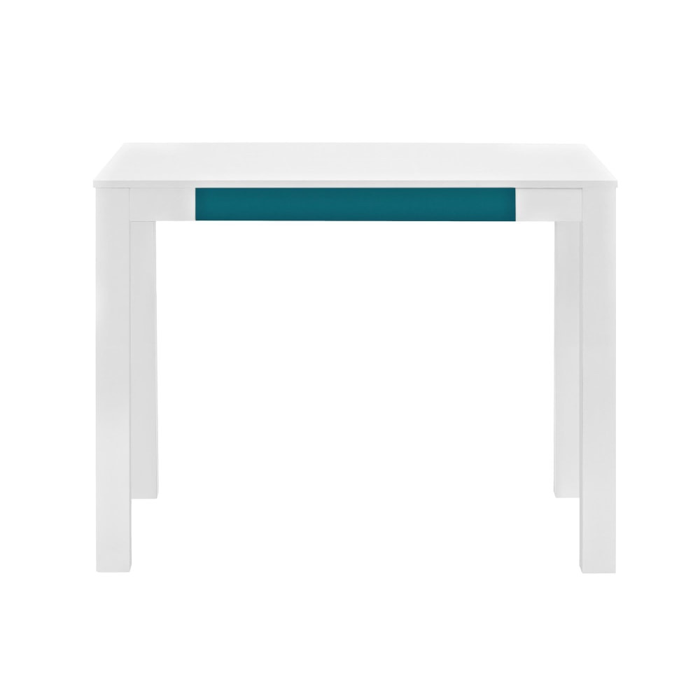 AMERIWOOD INDUSTRIES, INC. 9178896PCOM Ameriwood Home Parsons 39inW Computer Desk With Drawer, Teal/White