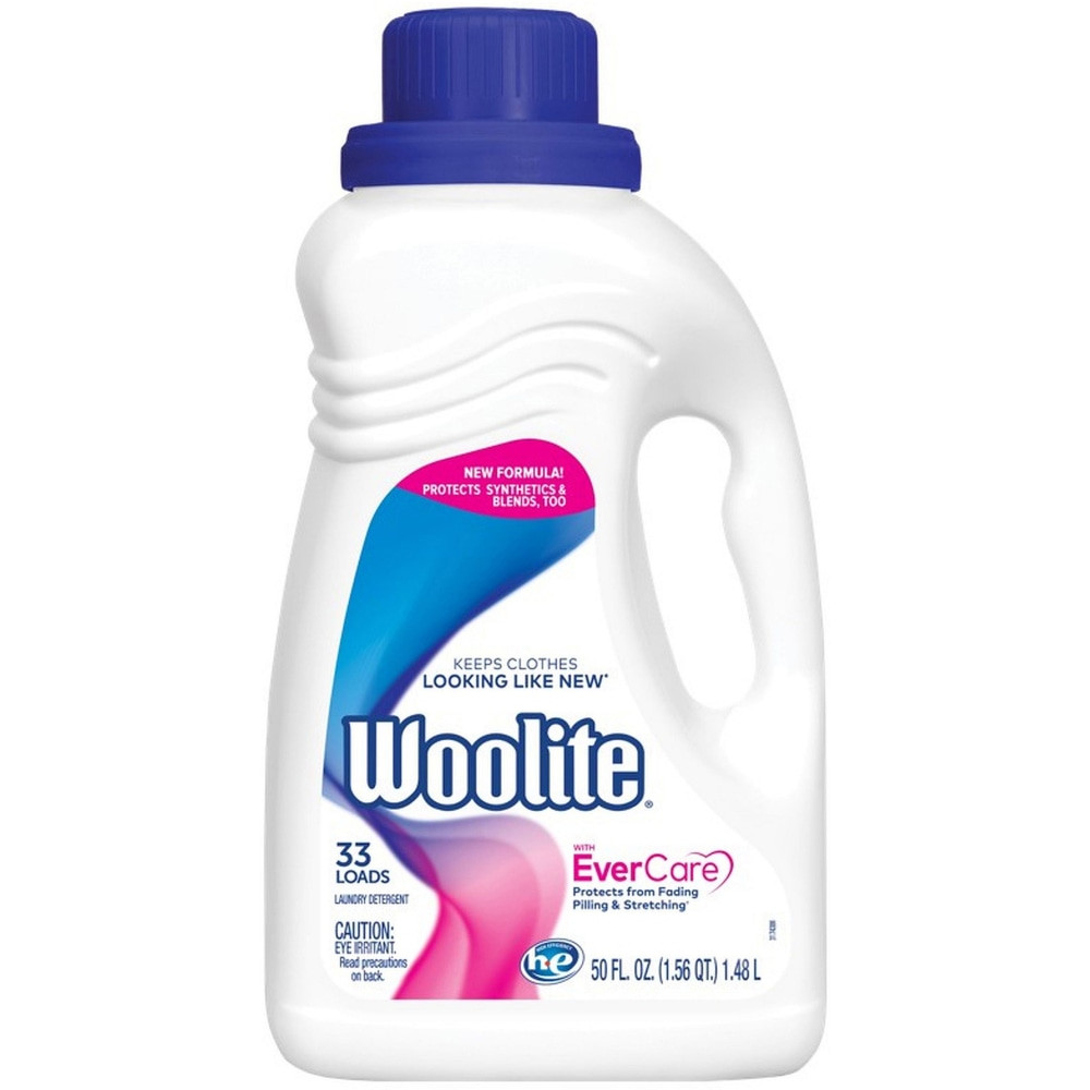 RECKITT BENCKISER 77940 Woolite Clean/Care Detergent - 50 fl oz (1.6 quart) - 1 Each - Yellow