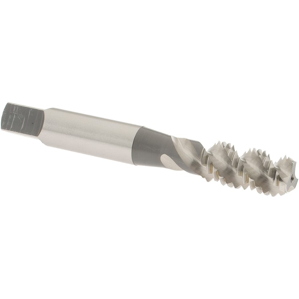 OSG 1986700 Spiral Flute Tap: M10x1.50 Metric Coarse, 3 Flutes, Bottoming, 6H Class of Fit, High Speed Steel, Bright/Uncoated