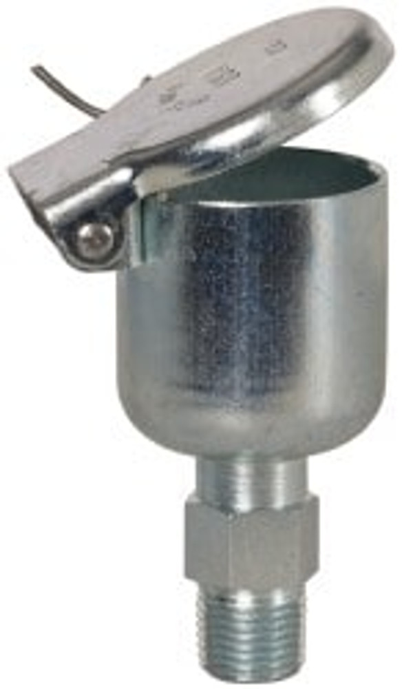 Gits 01003 11/32 Ounce Capacity, 1/8-27 Thread, Steel, Zinc Plated, Brazed Body Oil Cup