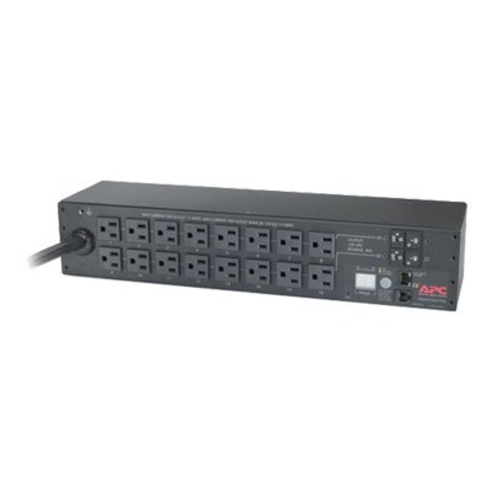 AMERICAN POWER CONVERSION CORP AP7802J APC Metered Rack 16-Outlets 3kVA PDU - 16 x NEMA 5-15R - 3kVA - 2U Rack-mountable