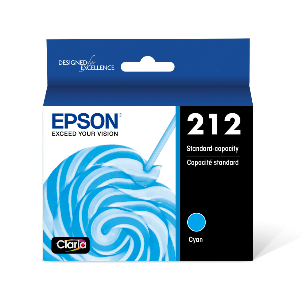 EPSON AMERICA INC. T212220-S Epson 212 Claria Cyan Ink Cartridge, T212220-S