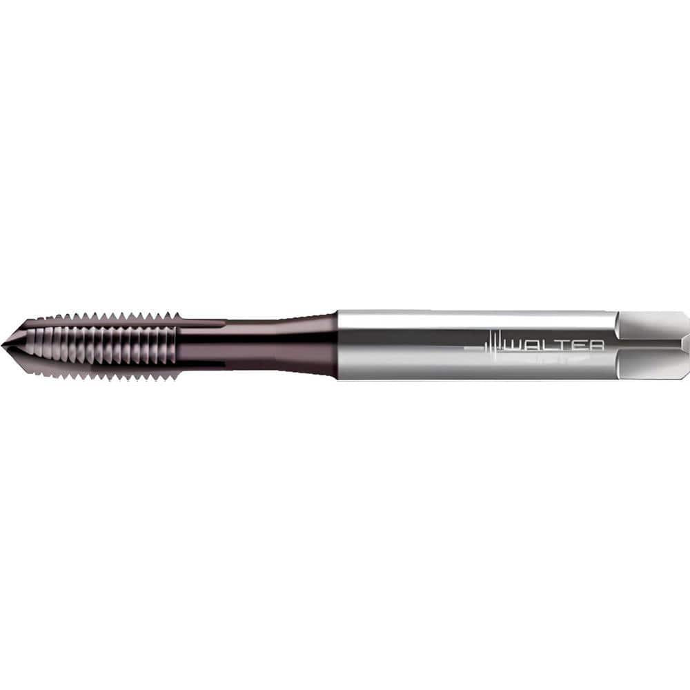 Walter-Prototyp 6432513 Spiral Point Tap: M10x1.5 Metric, 3 Flutes, Plug Chamfer, 6H Class of Fit, High-Speed Steel-E-PM, THL Coated