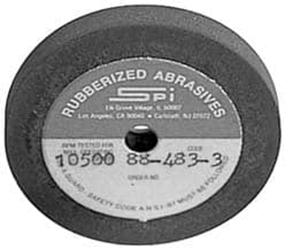 MSC 256-F Surface Grinding Wheel: 2-1/2" Dia, 1/2" Thick, 1/4" Hole, 120 Grit