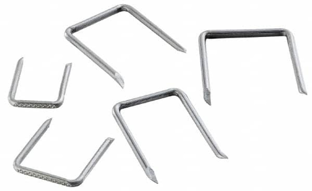 Gardner Bender GSE-510 Cable Staples; Leg Length (Inch): 2-1/4 ; Overall Width (Inch): 1-11/32 ; Saddle Material: Carbon Steel ; Color: Gray