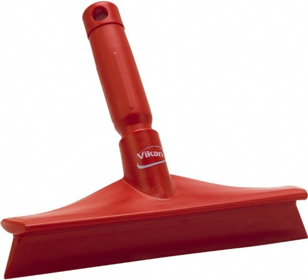 Vikan 71254 Squeegee: 9.84" Blade Width, Rubber Blade, Threaded Handle Connection