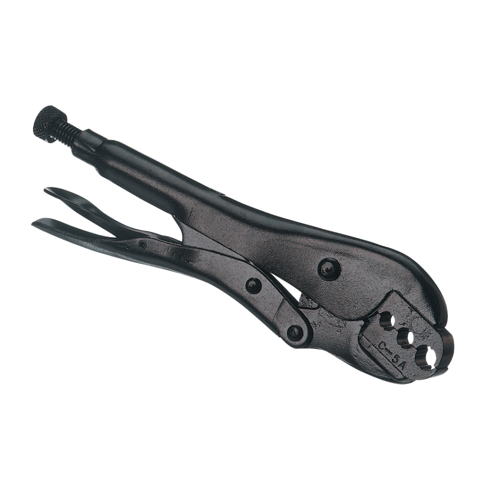 WESTERN ENTERPRISES 312-C-6 Hand-Held Ferrule Crimp Tools, 5/8 in; 11/16 in, Black