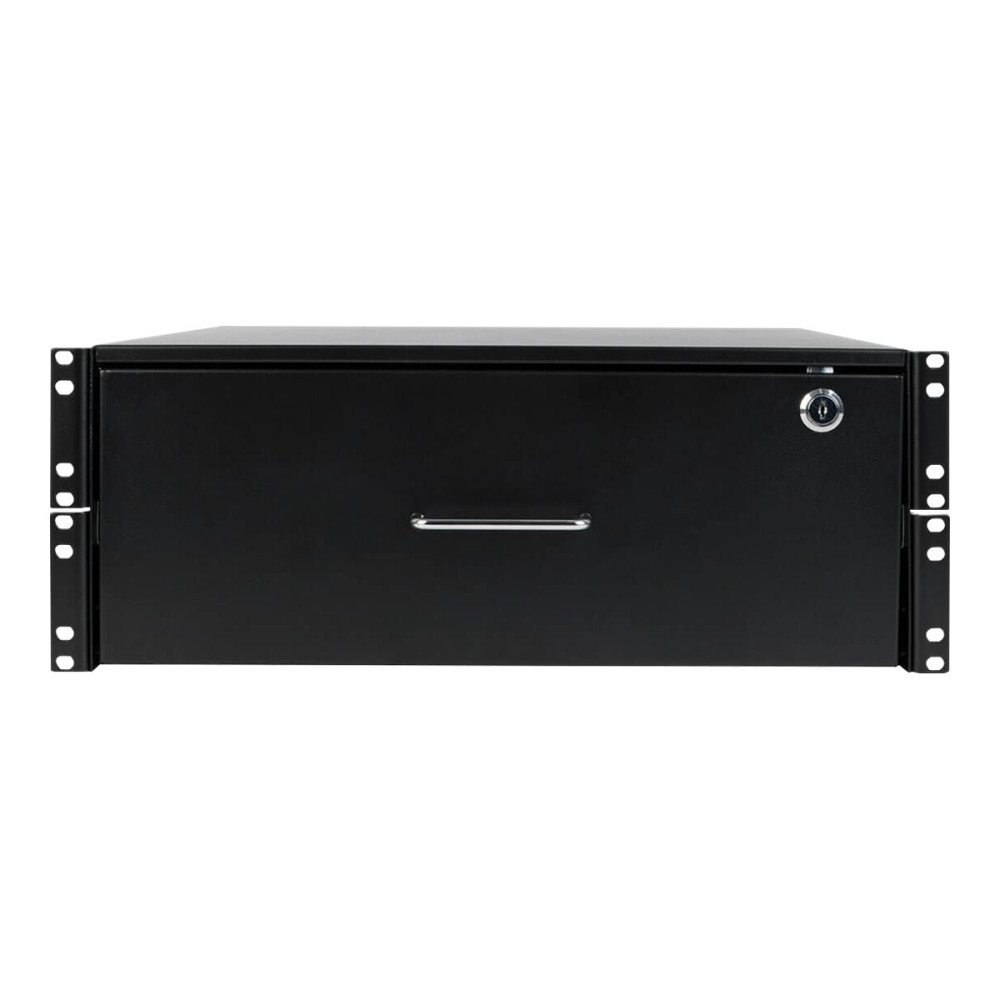 TRIPP LITE SRDRAWER4U  4U Locking Rackmount Storage Drawer Rack Enclosures/ Open Frame - Rack storage drawer - black - 4U - 19in