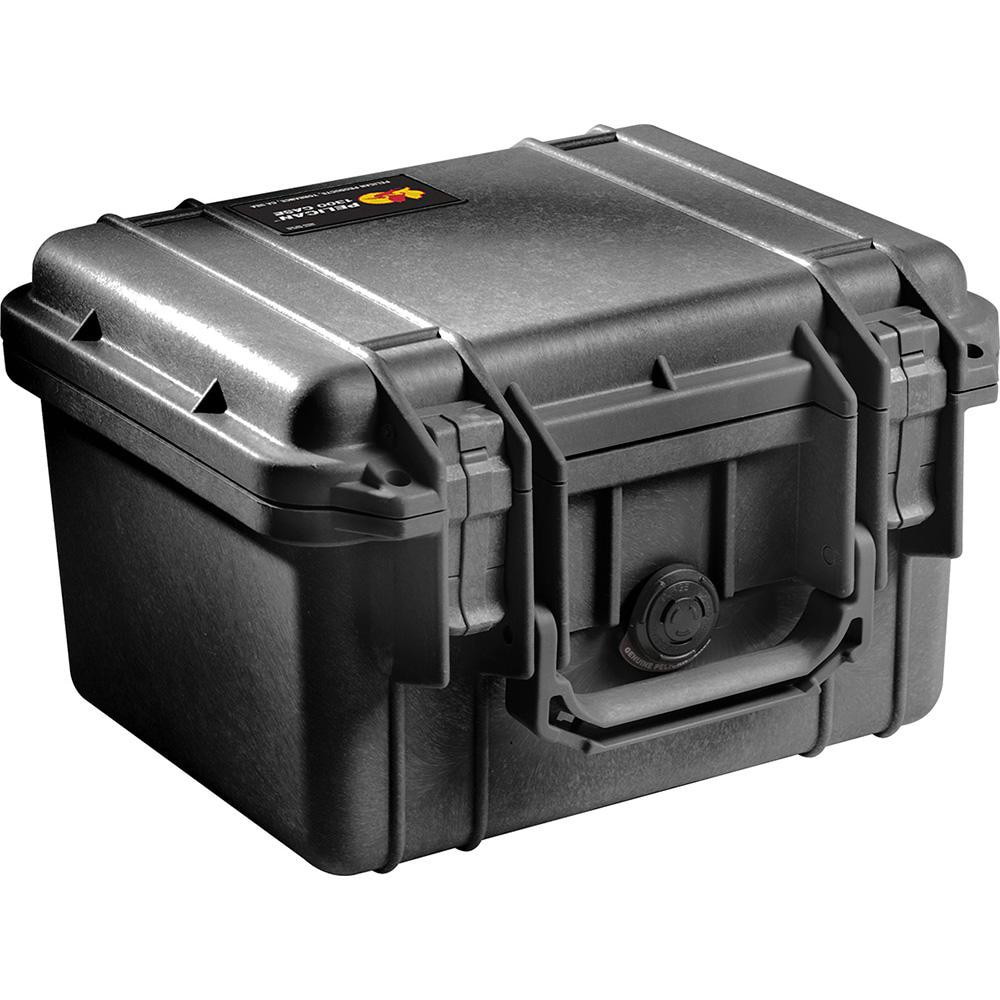 Pelican Products, Inc. 1300-000-110 Clamshell Hard Case: Layered Foam, 9-11/16" Wide, 6-7/8" High