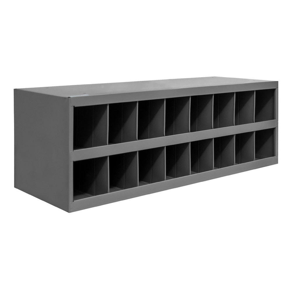 Durham 353-95-MSC 16 Bin Bin Shelving Unit with Openings