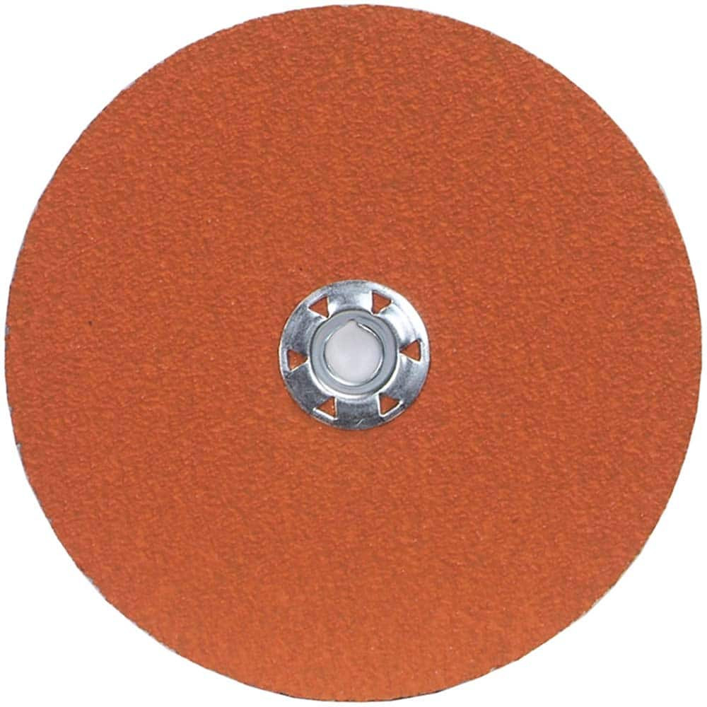 Norton 69957349782 Fiber Disc: 7" Disc Dia, 24 Grit, Ceramic Alumina