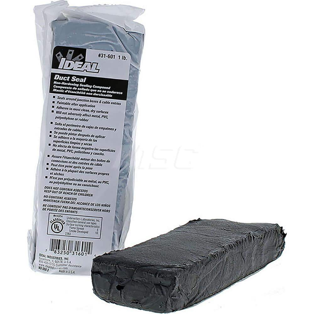 Ideal 31-601 Duct Sealant: 1 lb Bag, Gray, Synthetic Polymer