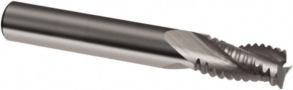 Guhring 9031840063500 Square End Mill:  0.2500" Dia, 0.75" LOC, 0.25" Shank Dia, 2.5" OAL, 3 Flutes, Solid Carbide