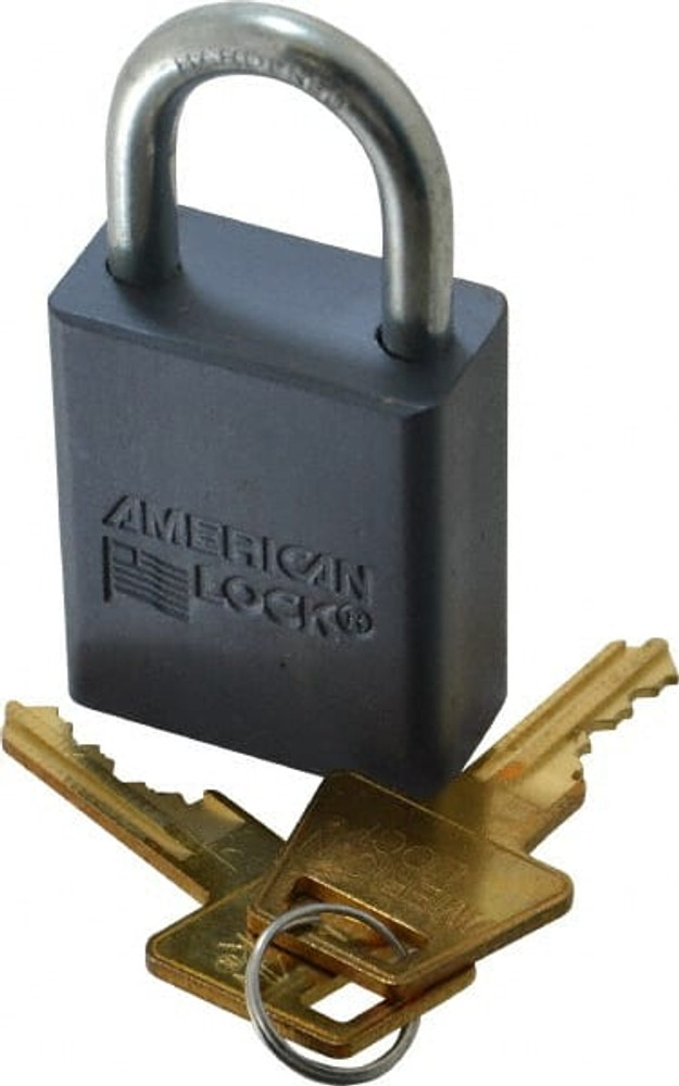American Lock A30KA-47463 Padlock: Aluminum, Keyed Alike, 1-1/2" Wide